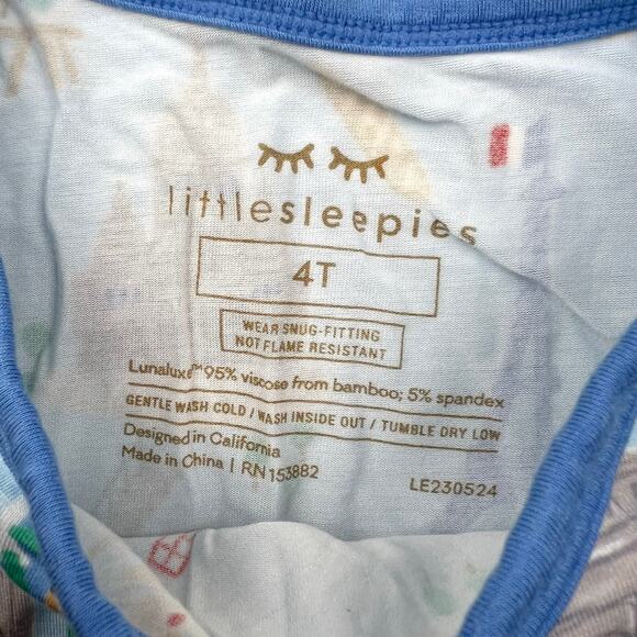 Little Sleepies Blue Weekend in Paris Top - Picture 4 of 5